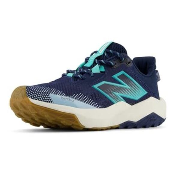 New Balance Womens Dynasoft Nitrel V6 Trail Running Sneakers US 5 XW Blue NWOB - Picture 1 of 12